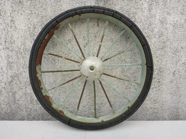 Vieux Roue pour Vieux Charrette Poussette de Poupée Rayons Pneus 26,0 CM