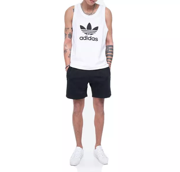 Adidas Originals Men's Trefoil Tank Top White DV1508