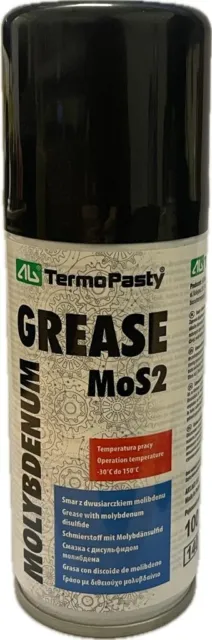 100ML Bote Spray Lubricante Grasa Molybdänsulfid Aceite de Fluencia MoS2