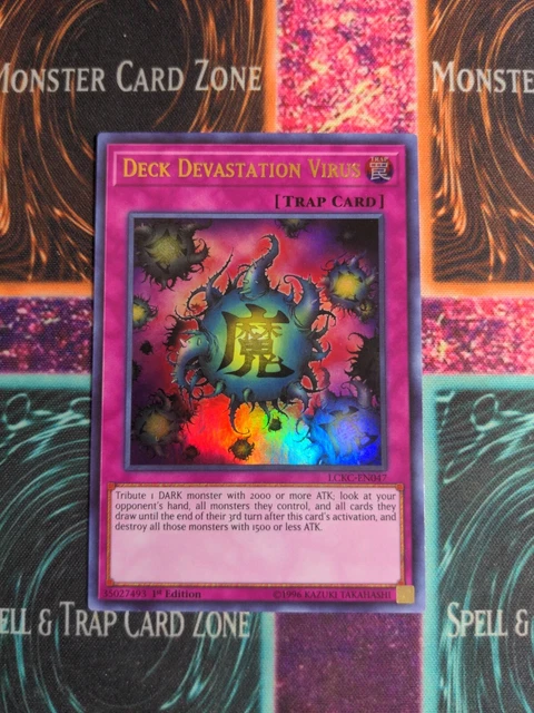 Yu-Gi-Oh! Deck Devastation Virus LCKC-EN047 1st Edition Ultra Rare NM