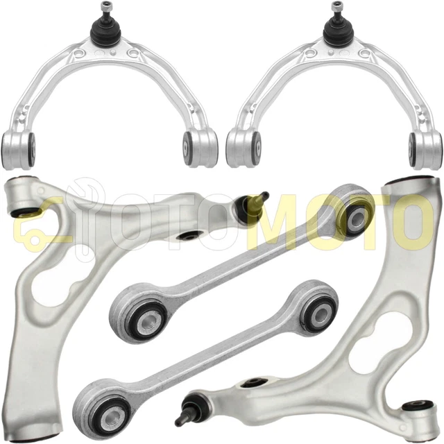 4x Bras De Suspension Avant Supérieur Gauche Droit Compatible Pour Audi