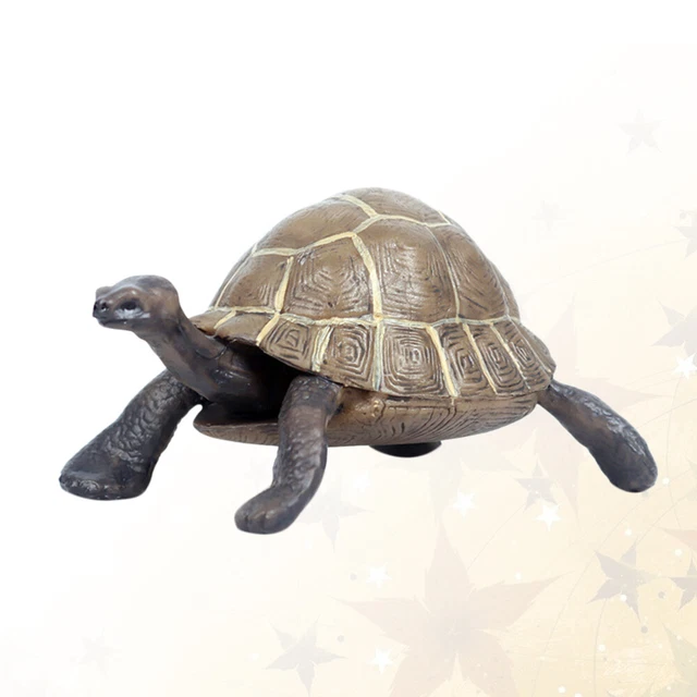 Réveil Vintage Suisse En Métal Doré - Ornement Tortue, Mécanique 8 Jours, Années 1960
