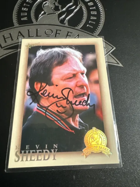 *Signed* Kevin Sheedy Essendon Bombers Afl Select 2012 Hall Of Fame Card