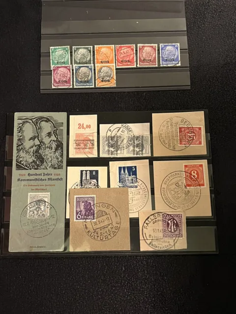 Alte Briefmarken Deutsches Reich - Inflation - BRD - Sammlung - Nachlass