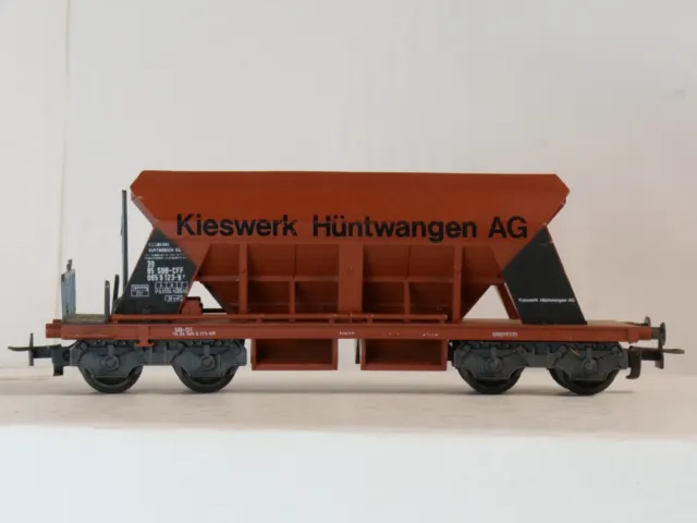 Liliput H0 scale bogie mineral hopper wagon SBB-CFF Kieswerk Huntwangen(ref304)