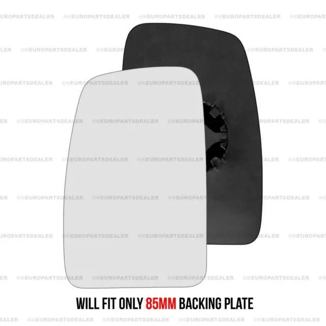 85mm Wing door Mirror Glass Passenger side for Renault Master 2010-2019