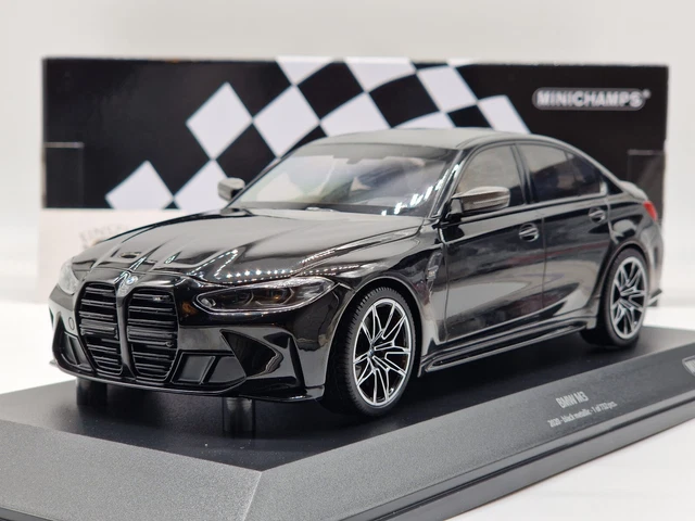 Miniature Minichamps 1/18 – BMW M3 2020 Noire – Neuve (prévente)