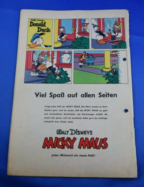 Walt Disneys Micky Maus Heft Nr.2 18.Januar 1958 Original Heft EHAPA Verlag 2