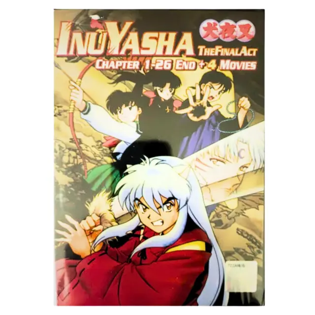 Inuyasha: The Final Act 1-26 End + 4 Movie Complete Anime DVD Series English Dub