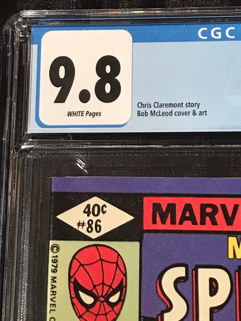1979 Marvel Team-Up #86 CGC 9.8 NM/MT w/ White Pgs Spidey + Guardians of Galaxy! 3