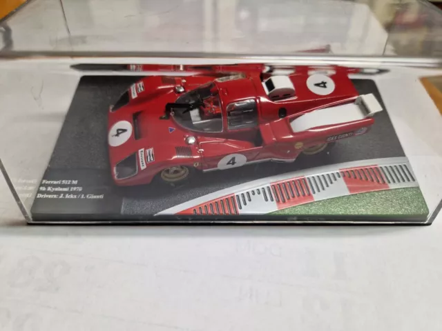 1:43 Altaya Ferrari 512M #4 vincitore 9h Kyalami 1970 Ickx, Giunti