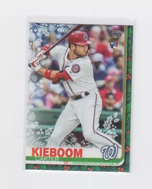 2019 Topps Holiday Carter Kieboom RC HW160 Nationals