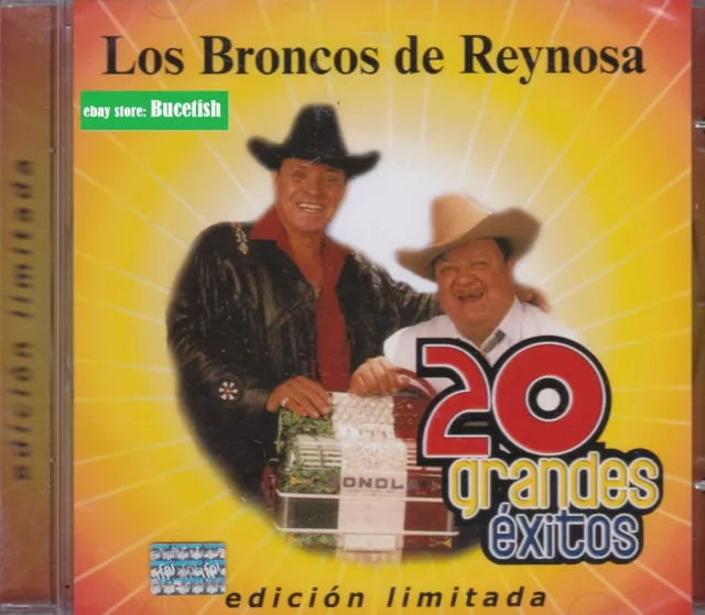 Los Broncos De Reynosa 20 Grandes Exitos Edicion Especial CD New Nuevo Sealed