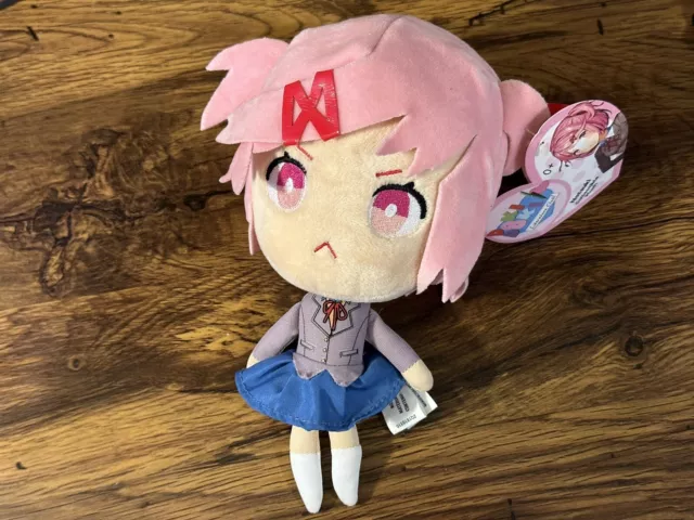 Official Doki Doki Literature Club Plus Natsuki Plush Figure 8.5 Plushie  Doll