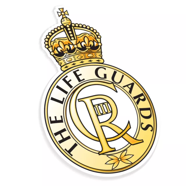 New Style The Life Guards Sticker - British Army - Lg Household Cavalry