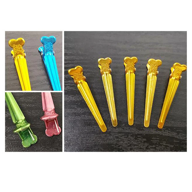 1 caja 50 piezas clips de pico de pato clips de seccionamiento clips de rizo de cocodrilo clips
