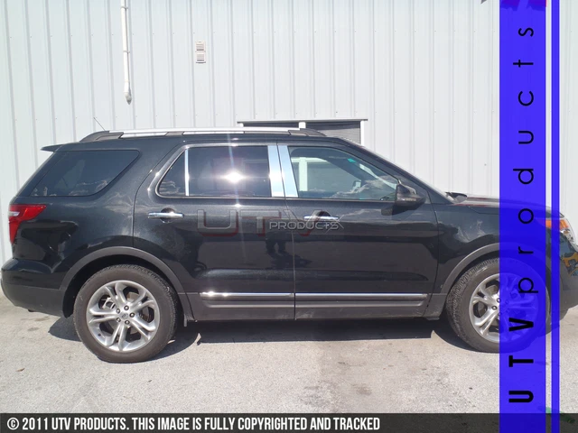 GTG 2020 - 2023 Ford Explorer With Keyless 6PC Chrome Stainless Steel Pillars