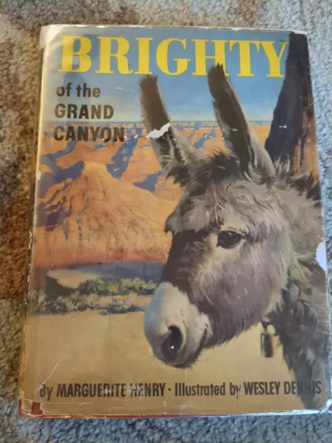 Brighty of the Grand Canyon by Henry First Printing 1953 Signed by Henry, Dennis