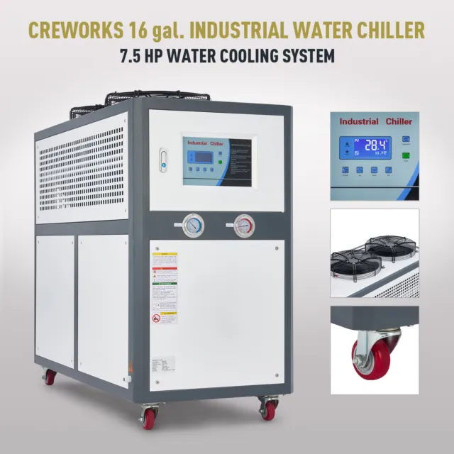 CREWORKS 60L Water Chiller for Professional Laser Engraving Cutting Welding More