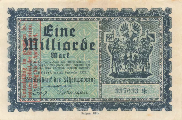 Düsseldorf - Landesbank - 1 a Billion Mark