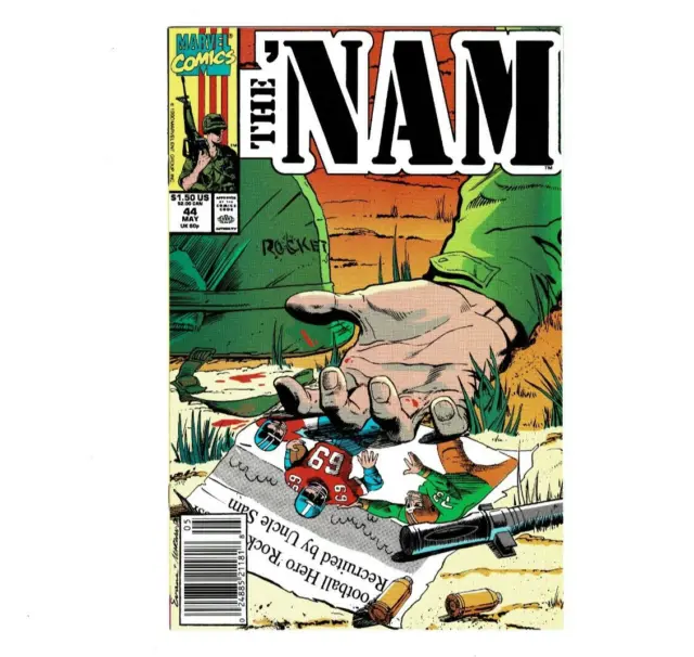 The Nam #44 Marvel Comics 1990 Newsstand