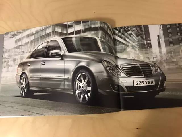 Mercedes Benz E Class Executive Se W211 Rare 2008 Uk Sales Brochure - Brand New