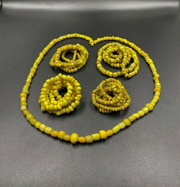 Old Ancient Antique Glass Beads From Ancient Pyu culture period  from Burma