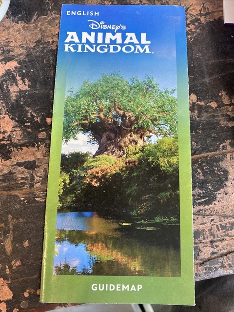 NEW 2023 WALT Disney World Guide Map Animal Kingdom Park Map Parks ...