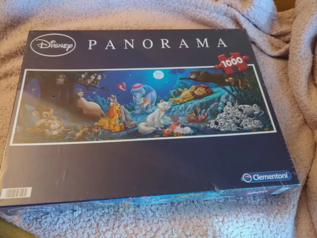 Neu & versiegelt Clementoni Disney Panorama 1000-teiliges Puzzle versandkostenfrei