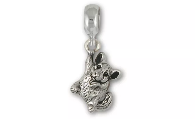 Chinchilla Jewelry Sterling Silver Handmade Chinchilla Charm Slide This Charm Wi