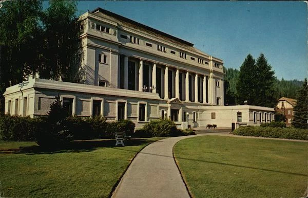 Quincy,CA Plumas County Court House California Eastman's Studio Chrome Postcard