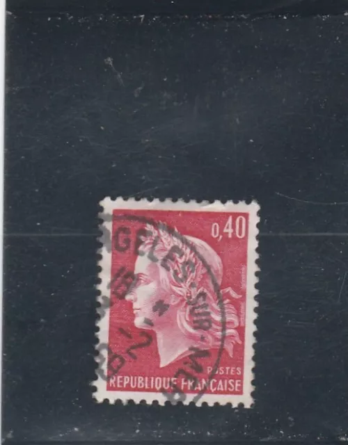 L6914 FRANCE Timbre Y&T N° 1536B de 1967-69 " Marianne de Cheffer "   Oblitéré