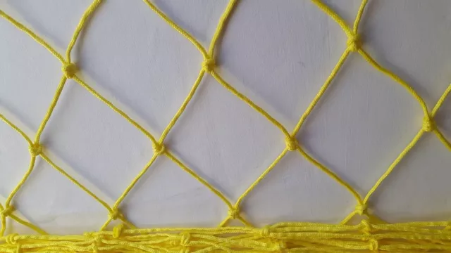 Yellow Cargo Strong Heavy Duty Netting Garden Car Van Truck Trailer Net 4mm Cord