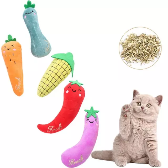 FUNNY CAT TOY Plush Self-play Interesting Catnip Soft Interactive