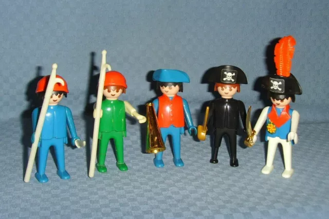 Playmobil 5 Piraten Figuren von 1974 - die erste Generation