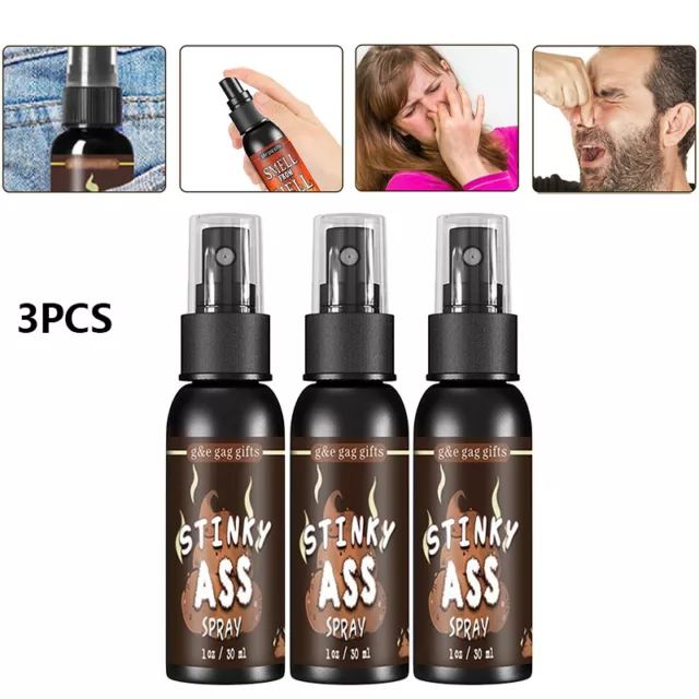  4 Pack - Stinky Ass Fart Spray Prank -Smells Like Ass Spray,  Gross - Funny - Ultra Strong - Super Stinky Prank Spray - Better Than Stink  Bombs Guaranteed Laughs 