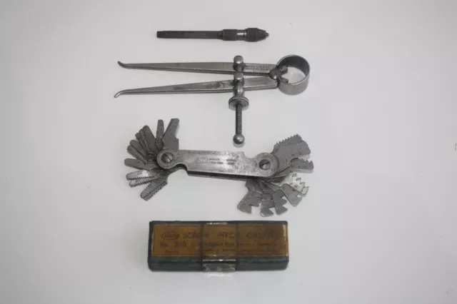 Moore & Wright No800 WHIT Screw Pitch Gauge & Other Tools