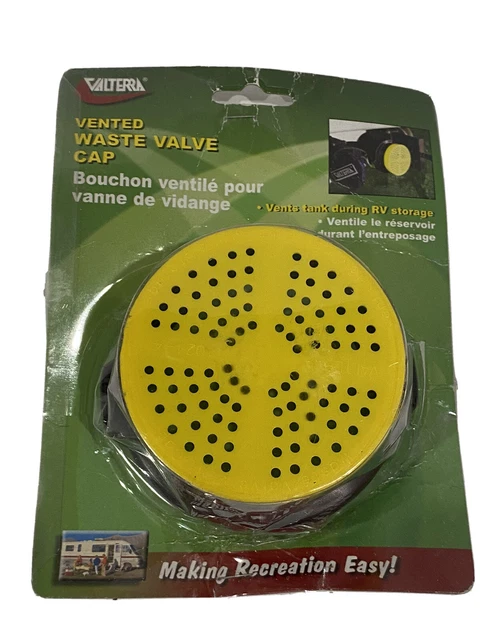 RV Valve Cap Vented Valterra Waste Valve Cap For RV T1024-4VP NEW