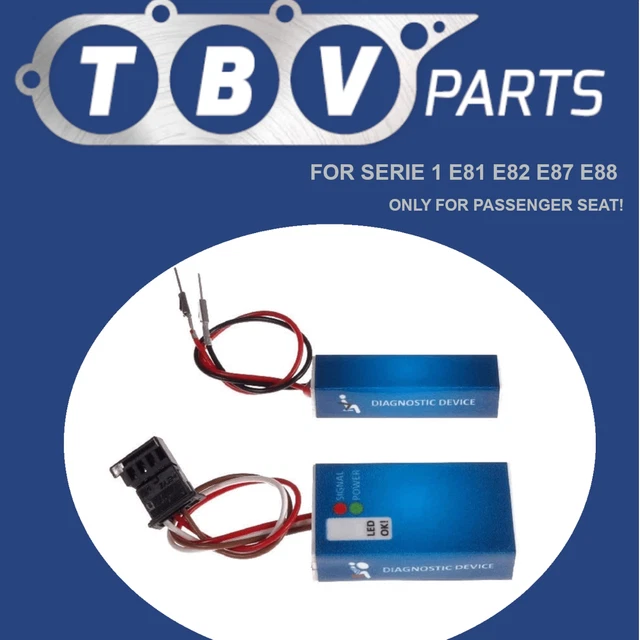 TBVPARTS Emulatore Sensore Occupazione Sedile SRS Per BMW Serie 3 (E90, E91, E92, E93) - Bypass Spia Airbag Passeggero