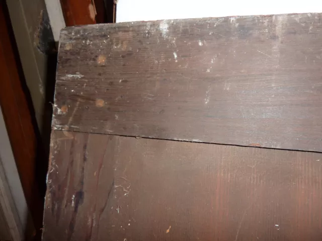 c1870-80 FOUR panel CABINET door EASTLAKE design PAINTED 54 x 21 x 7/8" 2