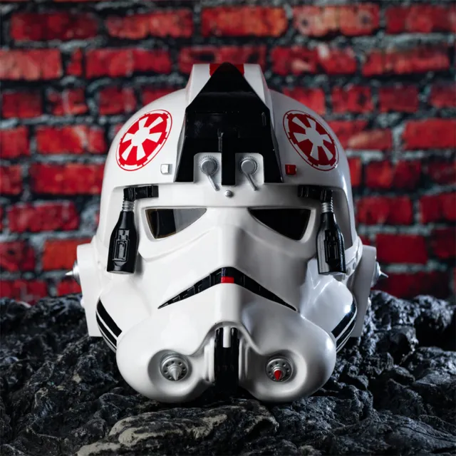 Casco pilota pilota Xcoser Star Wars AT-AT Xcoser casco cosplay oggetti di scena resina replica