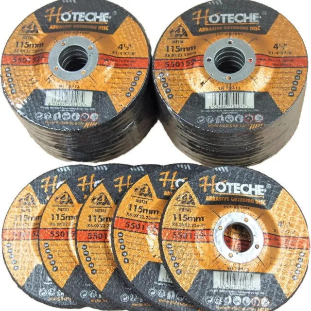 Lot of (25) Metal Grinding Wheels Angle Grinder Disc 4-1/2"x1/4"x7/8" 550152