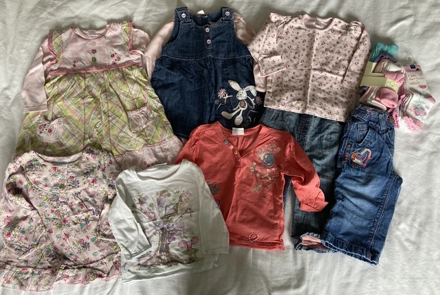 Pacchetto abbigliamento ragazze Next età 9-12 mesi NUOVO o IMMACOLATO