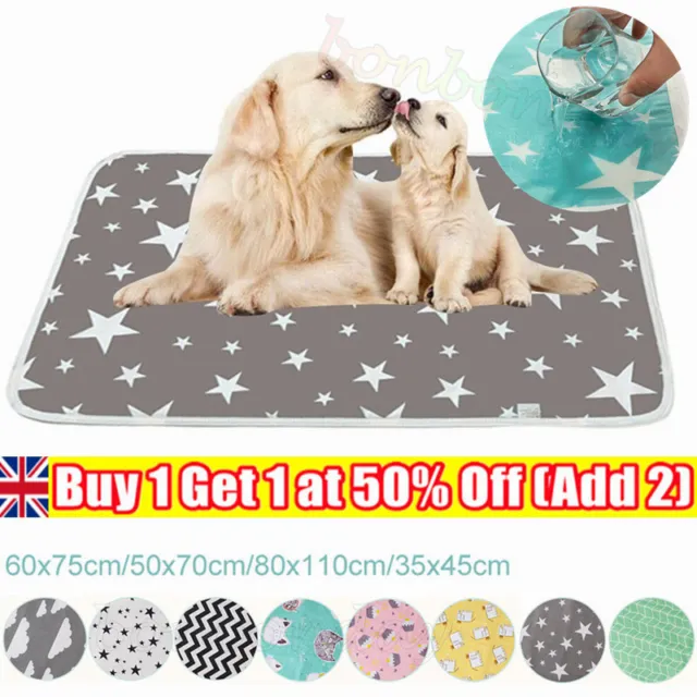 Pet Supplies Pee Pads Mat Puppy Training Pad Toilet Wee Cat Dog  Washable Large`