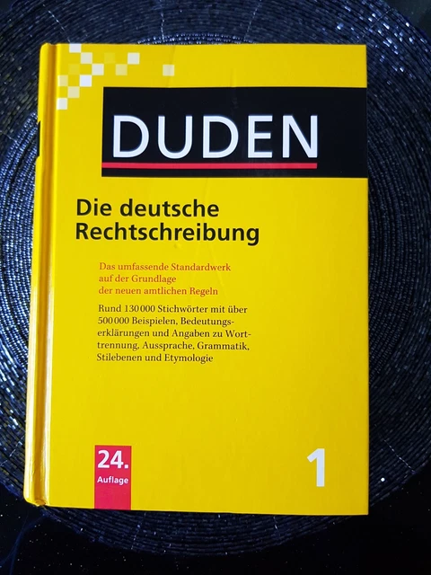 DUDEN - DIE deutsche Rechtschreibung - 24. Auflage - Buch - gebunden