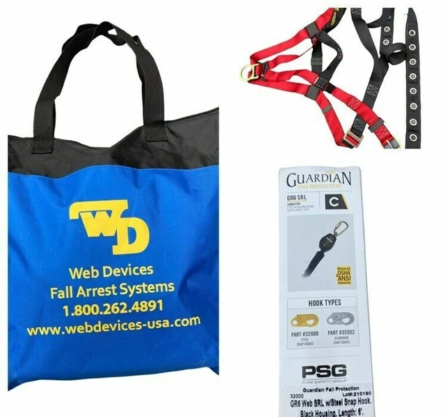 SAFETY HARNESS FALL Protection System HL12152ACE Guardian GR6 SRL 