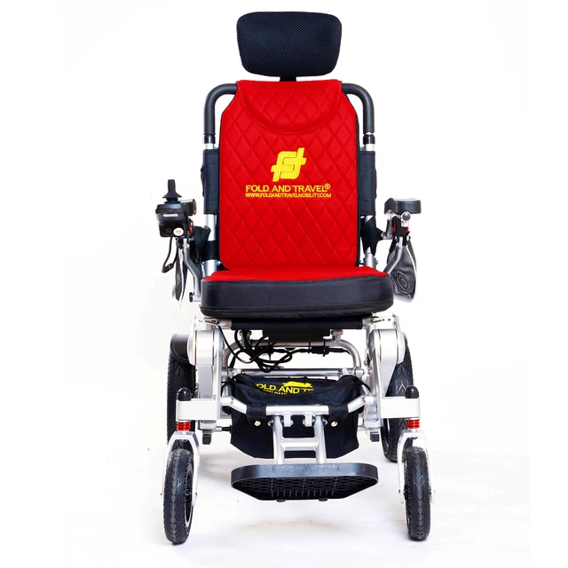 Fauteuil Roulant électrique Pliable Jindao YSE126 – Batterie 12Ah – Autonomie 20km – Orange
