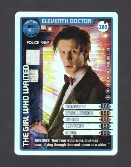 Doctor Who MONSTER INVASION EXTREME Ultra Rare Card 180 Eleventh Dr - UR 6/10