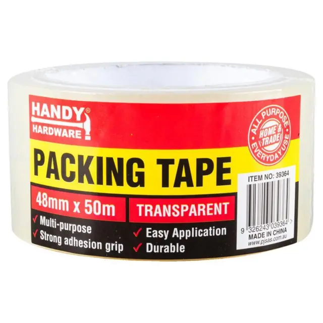 12 PCS/SET Sticky Tape Packing Clear Stationery Adhesive Bulk