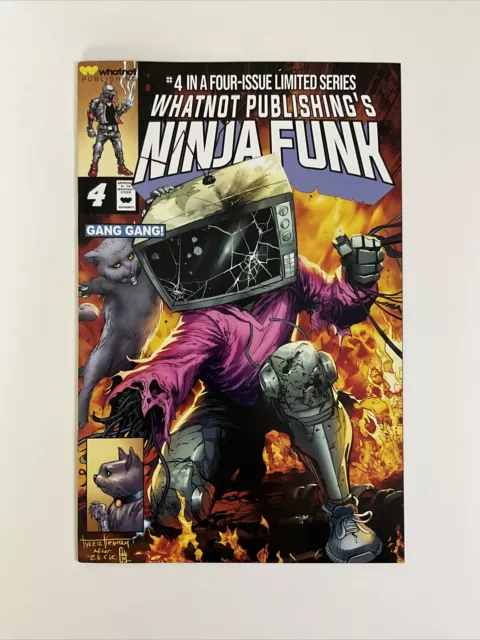 Ninja Funk #4 (2023) 9.4 NM Tyler Kirkham Homage Variant Cover Comic Book